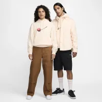 Nike SB Fleece Pullover Skate Толстовка з капюшоном колір коричневий