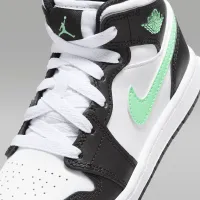 Nike Jordan 1 Mid Little дитячі Кросівки колір білий