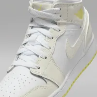 Nike Air Jordan 1 Mid Big дитячі Кросівки колір білий