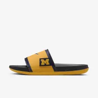 Nike College Offcourt (Michigan) Slides Yellow
