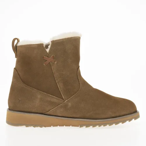 Кроссовки Emu Australia Beach Mini 2.0 Deluxe Wool Boot W13012CHES - Бежевые