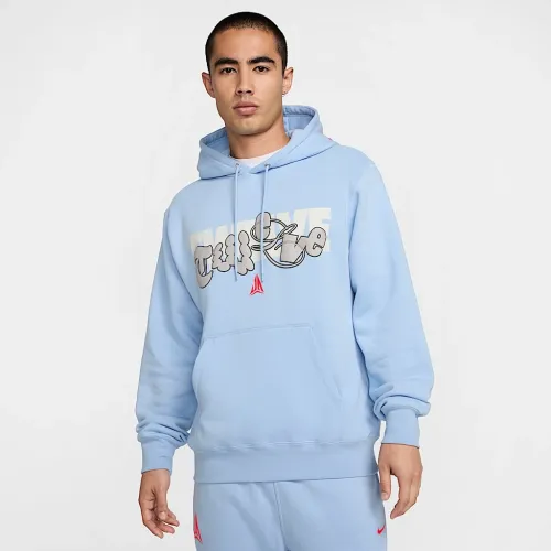 Nike Ja чоловічі Fleece баскетбольні Толстовка з капюшоном блакитний