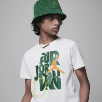 Nike Jordan Fuel Up, Cool Down Big детские Graphic футболка цвет белый