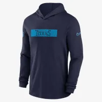 Tennessee Titans Sideline мужские Nike Dri-FIT NFL Long-Sleeve Hooded Top синий