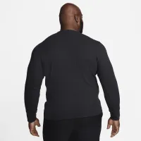 Nike Life чоловічі Long-Sleeve Heavyweight Waffle Top колір чорний
