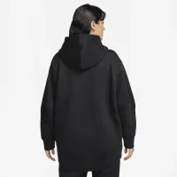 Nike Sportswear Tech Fleece жіноча оверсайз Full-Zip Толстовка з капюшоном Cape колір чорний