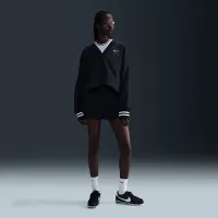 Nike Sportswear Phoenix Fleece жіноча Over-оверсайз Graphic Cardigan колір чорний