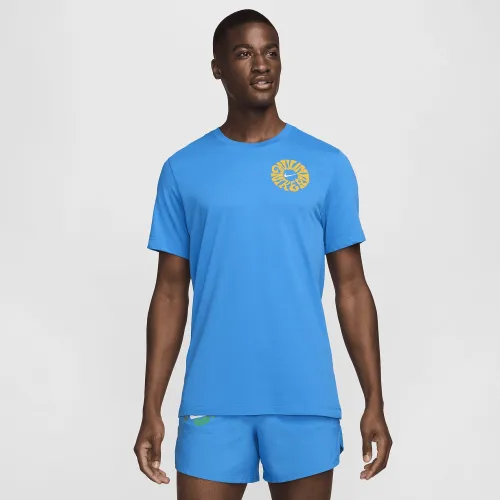 Nike чоловічі Dri-FIT Running футболка блакитний