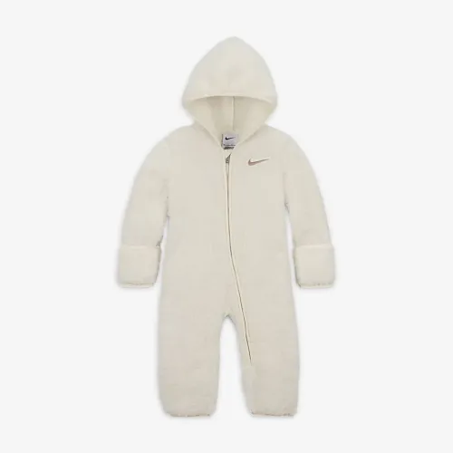 Nike Hooded Sherpa Coverall Baby Coverall цвет коричневый
