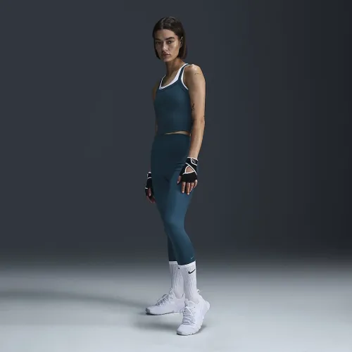 Nike One женская С высокой Талией Full-Length лосины синий