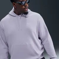 Nike Club чоловічі Pullover Fleece Толстовка з капюшоном колір фіолетовий