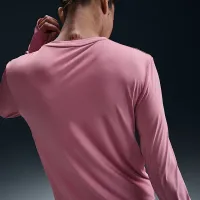Nike One Classic женская Dri-FIT Long-Sleeve Top Pink