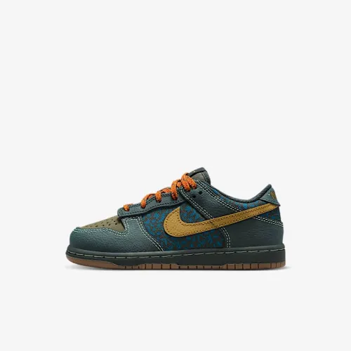 Nike Dunk Low Little дитячі Кросівки колір зелений
