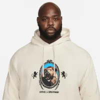 Nike LeBron мужские Pullover Fleece Толстовка с капюшоном цвет серый