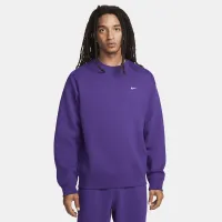 Nike Solo Swoosh чоловічі Fleece Crew колір фіолетовий