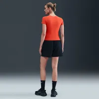 Nike Form жіноча Short-Sleeve Top колір червоний
