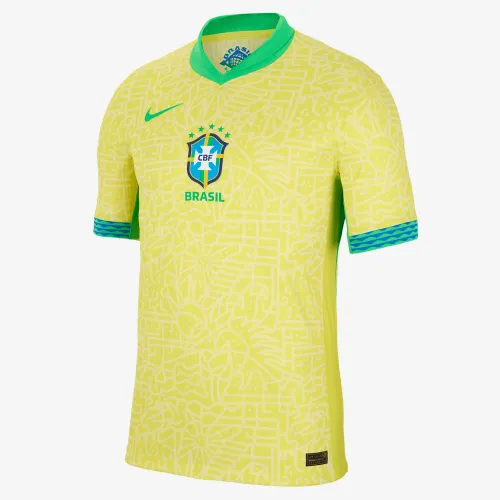 Vini Jr. Brazil National Team 2024 Match Away чоловічі Nike Dri-FIT ADV Soccer Jersey Yellow
