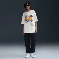 Nike Sportswear Essential жіноча оверсайз футболка колір білий