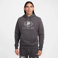 Nike Sportswear Club мужские Fleece Pullover Толстовка с капюшоном цвет коричневый
