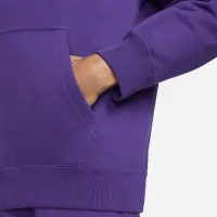 Nike Solo Swoosh мужские Fleece Pullover Толстовка с капюшоном цвет фиолетовый