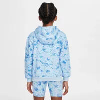Nike Flow-Ral Little детские Printed Pullover Толстовка с капюшоном синий