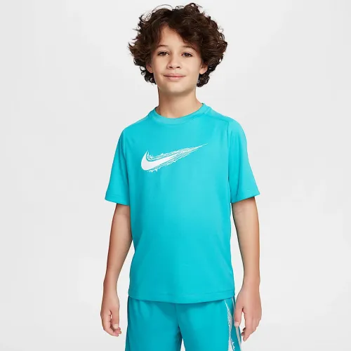 Nike Multi Big дитячі (для хлопчиків) Dri-FIT Short-Sleeve Top колір зелений