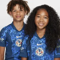 Club Америка 2024/25 Stadium Away Big детские Nike Dri-FIT Soccer Replica Jersey синий