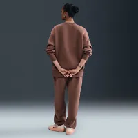 Nike Sportswear Phoenix Fleece женская оверсайз Crew-Neck свитшот цвет коричневый