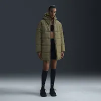 Nike Sportswear Classic Puffer женская Therma-FIT Loose Parka цвет зеленый