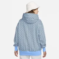 Nike Sportswear Phoenix Fleece x Nike United женская оверсайз Pullover Толстовка с капюшоном синий