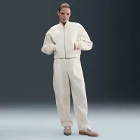 Nike Sportswear Modern Fleece женская Oversize Destroyer Куртка цвет коричневый