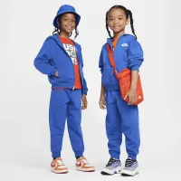 Nike Full-Zip Club набор Little Kids 2-Piece Толстовка с капюшоном набор синий