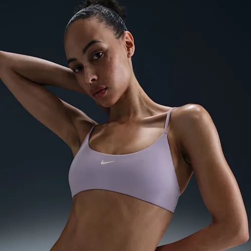 Nike Swim Essential женская Bralette Bikini Top цвет фиолетовый