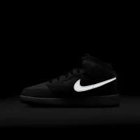 Nike Air Jordan 1 Mid Wings Big детские Кроссовки цвет серый