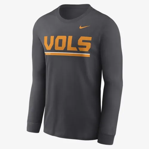 Tennessee Volunteers Volunteer State Smokey колір сірий Logo чоловічі Nike College Long-Sleeve футболка колір сірий