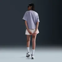 Nike Sportswear Essential женская Boxy футболка цвет фиолетовый
