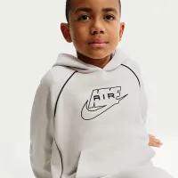 Nike Air Big детские Pullover Толстовка с капюшоном цвет серый