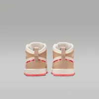 Nike Jordan 1 Mid SE Baby/Toddler Кросівки колір коричневий