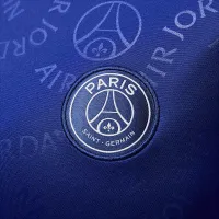 Nike Paris Saint-Germain Academy Pro Fourth жіноча Jordan Dri-FIT Soccer Short-Sleeve Pre-Match Top блакитний