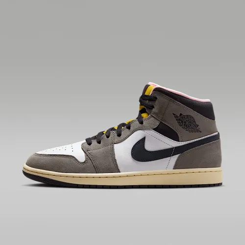 Nike Air Jordan 1 Mid SE мужские Кроссовки цвет белый