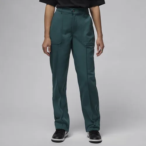 Nike Jordan женская Woven Pants цвет зеленый