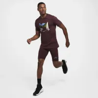Nike Trail Lava Loops мужские Dri-FIT Running 1/2-Length Tights цвет красный