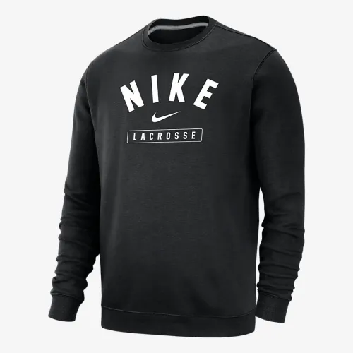 Nike Lacrosse мужские Crew-Neck свитшот цвет черный