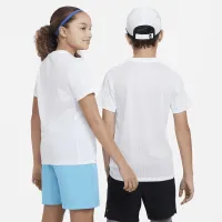 Nike Dri-FIT Trophy Big дитячі Graphic Short-Sleeve Training Top колір білий