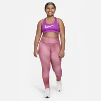 Nike Swoosh Big дитячі (Girls') Reversible Sports Bra (Extended Size) колір фіолетовий