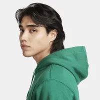 Nike Sportswear Club Fleece мужские Graphic Pullover Толстовка с капюшоном цвет зеленый