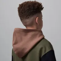 Nike Jordan MJ Brooklyn Big детские Fleece Pullover Толстовка с капюшоном цвет зеленый