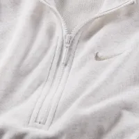 Nike Sportswear Chill Terry женская Slim Cropped 1/2-Zip French Terry Tank Top цвет коричневый
