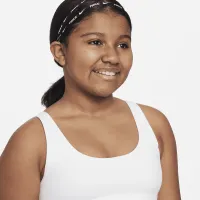 Nike Dri-FIT Alate All U Big дитячі (Girls') Sports Bra (Extended Size) колір білий