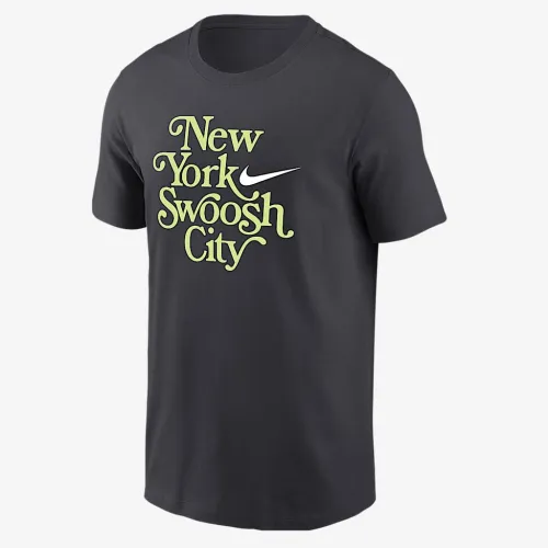 Nike Swoosh Cities New York мужские Short-Sleeve футболка цвет серый